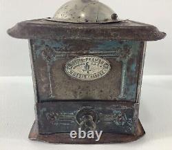 Vintage Mutzig-Framont Ornate Metal Coffee Grinder READ