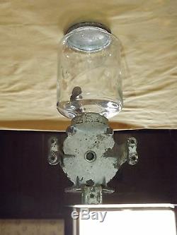 Vintage Old Antique Arcade Crystal Coffee Grinder No. 3 Unrestored