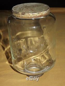 Vintage Old Antique Arcade Crystal Coffee Grinder No. 3 Unrestored