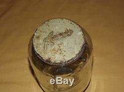 Vintage Old Antique Arcade Crystal Coffee Grinder No. 3 Unrestored