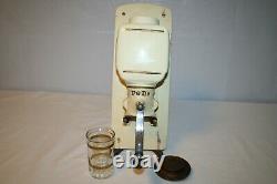 Vintage PeDe Wall Mount Coffee Grinder with Mounting Board