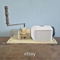 Vintage ROSES Wall Coffee Mill Grinder Mounted Moulin cafe Kaffeemuehle