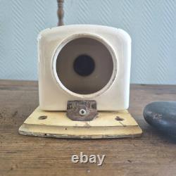 Vintage ROSES Wall Coffee Mill Grinder Mounted Moulin cafe Kaffeemuehle