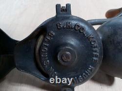Vintage S. H. Co. Koffee Krusher St. Loius, Mo. Cast Iron Coffee Grinder Rare