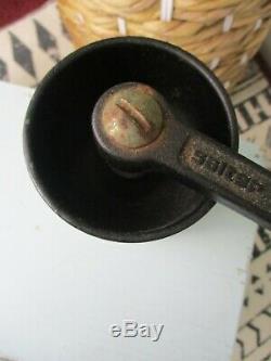 Vintage Salter / Sponge Cast Iron Coffee Grinder Made in England