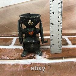 Vintage Small Mini Coffee Grinder Decorative black mill