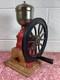 Vintage Used Elma Coffee Grinder Cast Iron Antique With Drawer And Hopper