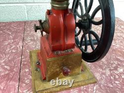 Vintage Used Elma Coffee Grinder Cast Iron Antique With Drawer And Hopper