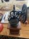 Vintage Wood and Iron Manual Coffee Grinder No Maker Name Drawer