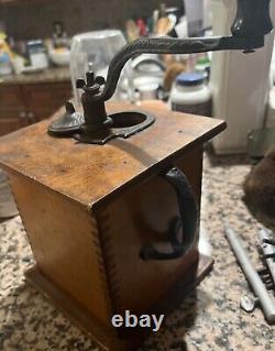 Vintage Wooden Coffee Grinder