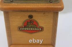 Vintage Zassenhaus Coffee Grinder Excellent Condition And Excellent Decal