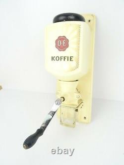 Vintage Zassenhaus Douwe Egberts Dutch Wall Coffee Mill Grinder (Pede Era)