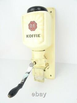 Vintage Zassenhaus Douwe Egberts Dutch Wall Coffee Mill Grinder (Pede Era)