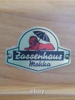 Vintage Zassenhaus Mokka Coffee Mocca Grinder Red Label Double Hatch 510
