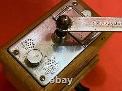 Vintage Zassenhaus Mokka Wooden Coffee Grinder MILL Hand Winding Working Old