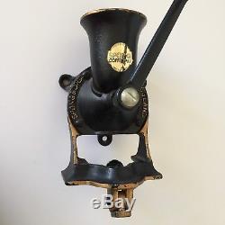 Vintage antique Spong & Coffee Mill Number 2 Iron Grinder made in England