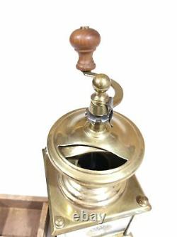 Vintage coffee grinder PICHLER-SCHEUCHER AUSTRIA brass 50s
