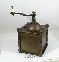 Vintage coffee grinder brass