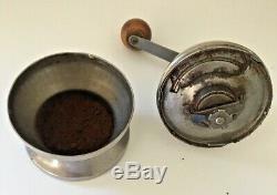 Vintage coffee grinder mill Atomic Tre Spade Italy