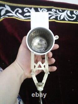 Vintage primitive metal Food Or Coffee grinder