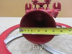 Vtg Antique Cast Iron Coffee Grinder Hand Crank Belt Grain Feed MILL Wilson Bros