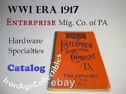 WWI Era (1917) Antique Enterprise Mfg Coffee Grinder Hardware Catalog Price List