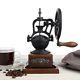 With Molly Vintage Antique Style Manual Cast Iron Coffee Grinder