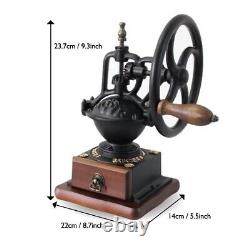 With Molly Vintage Antique Style Manual Cast Iron Coffee Grinder